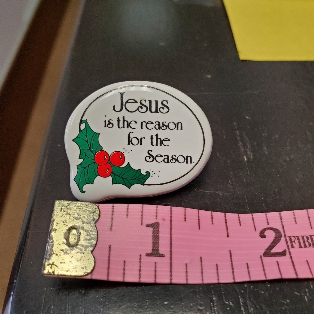 Jesus Christmas pin - Picture 2 of 4
